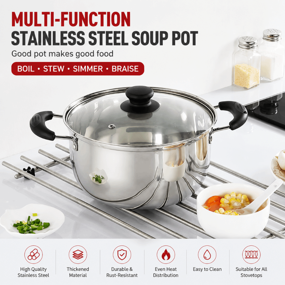 Baby Food In Jars - Stainless Steel Stock Pot Deep Pot