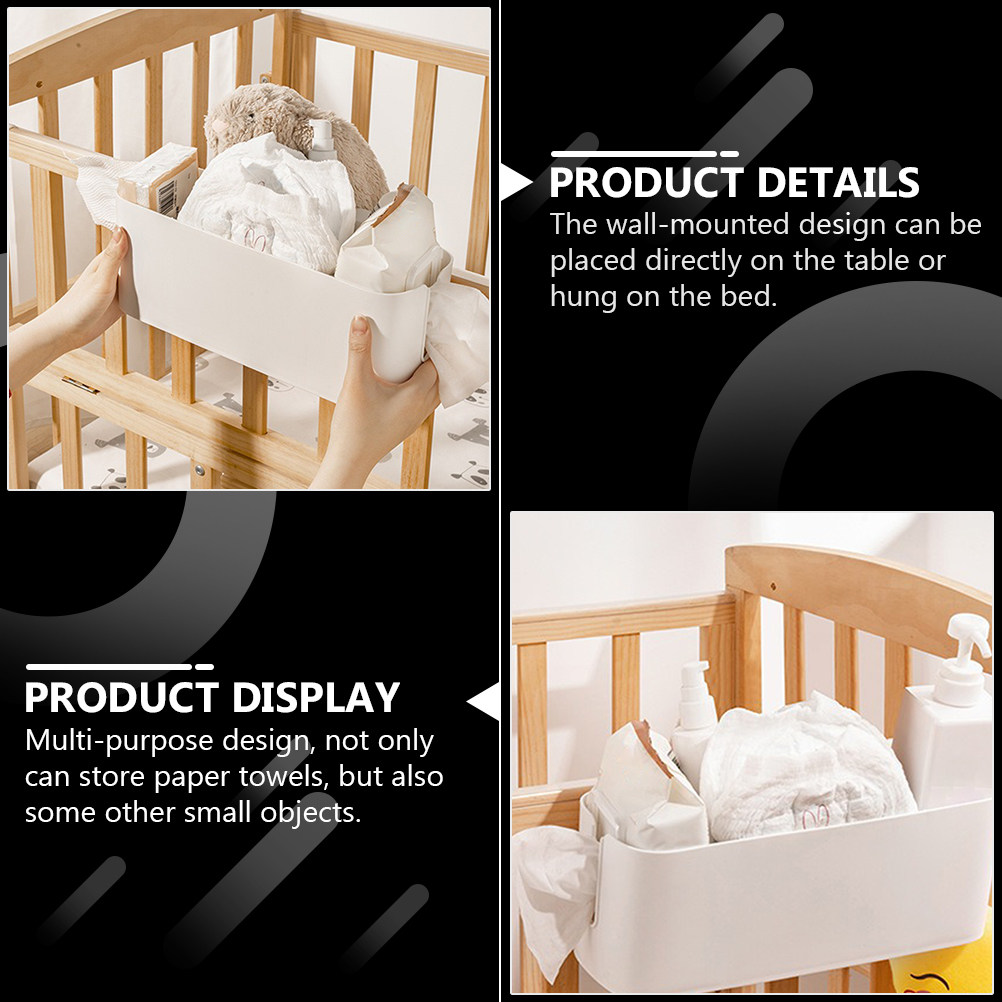 Baby Food Essentials - 1Pcs Bedside Storage Box Wall-Mounted Children's