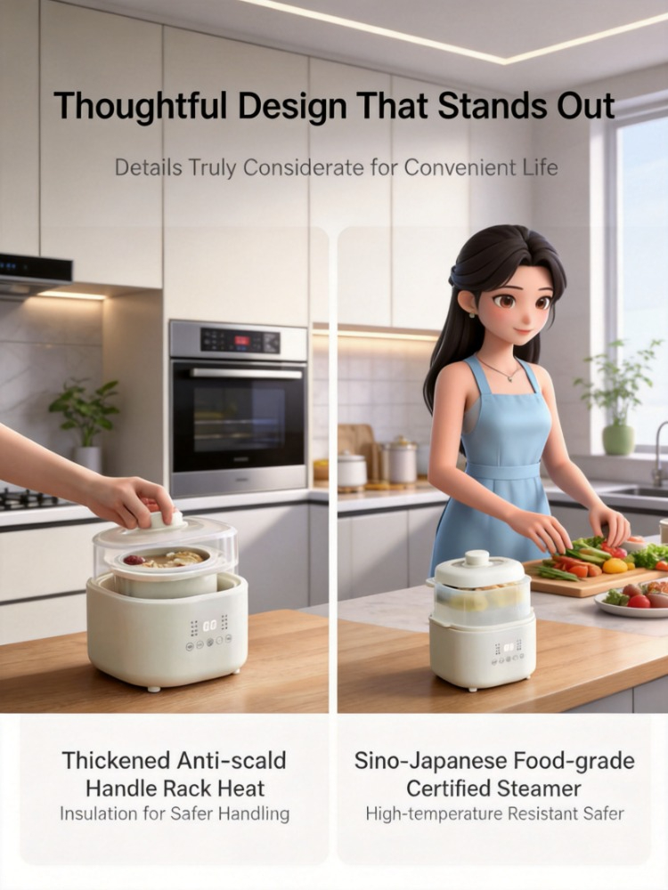 220V Small Electric Cooker, Ba - đánh giá và giá Baby Food Usa