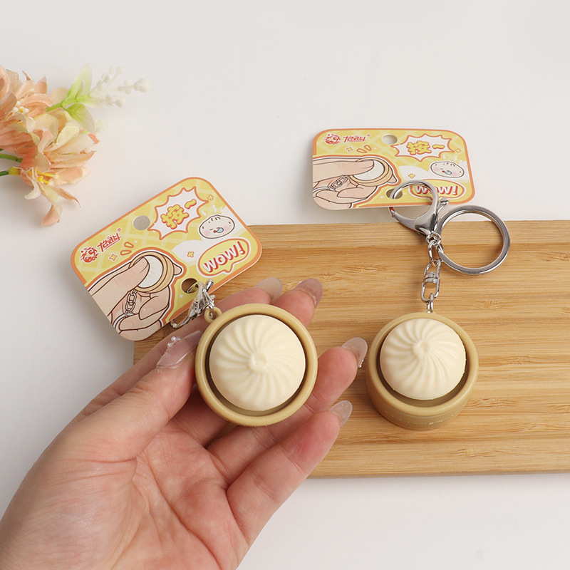 Mini Squishy Dumplings Button  - đánh giá và giá Baby Food Toy