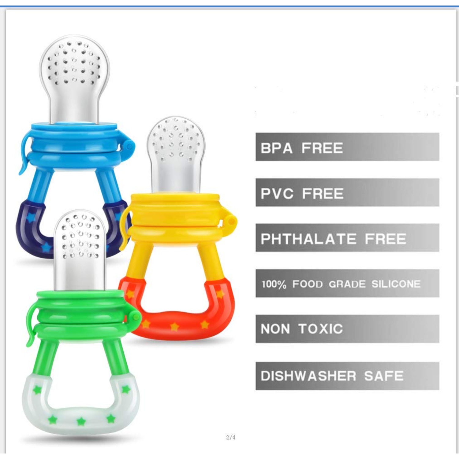 Baby Fruit Food Feeder/pacifie - đánh giá và giá Baby Food Game
