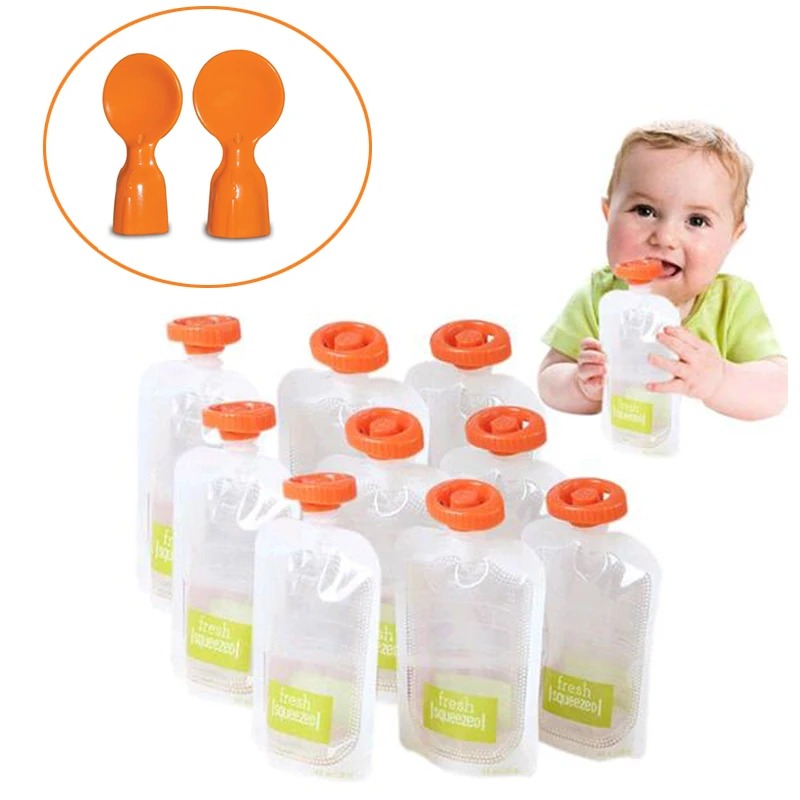 50Pcs Baby Food Storage Bag Ma - đánh giá và giá Baby Food In Jars