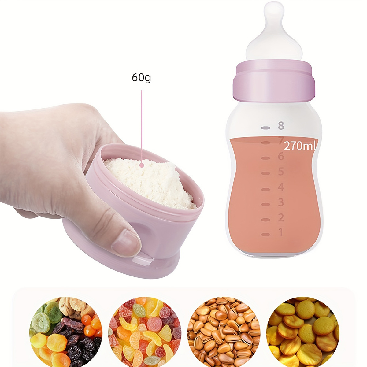 Large Capacity Baby Milk Powde - đánh giá và giá Baby Food In Jars