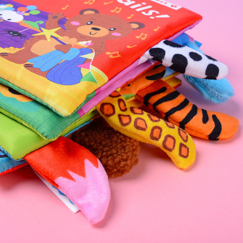New 3D Visual Tail Cloth Book  - đánh giá và giá Baby Food Book