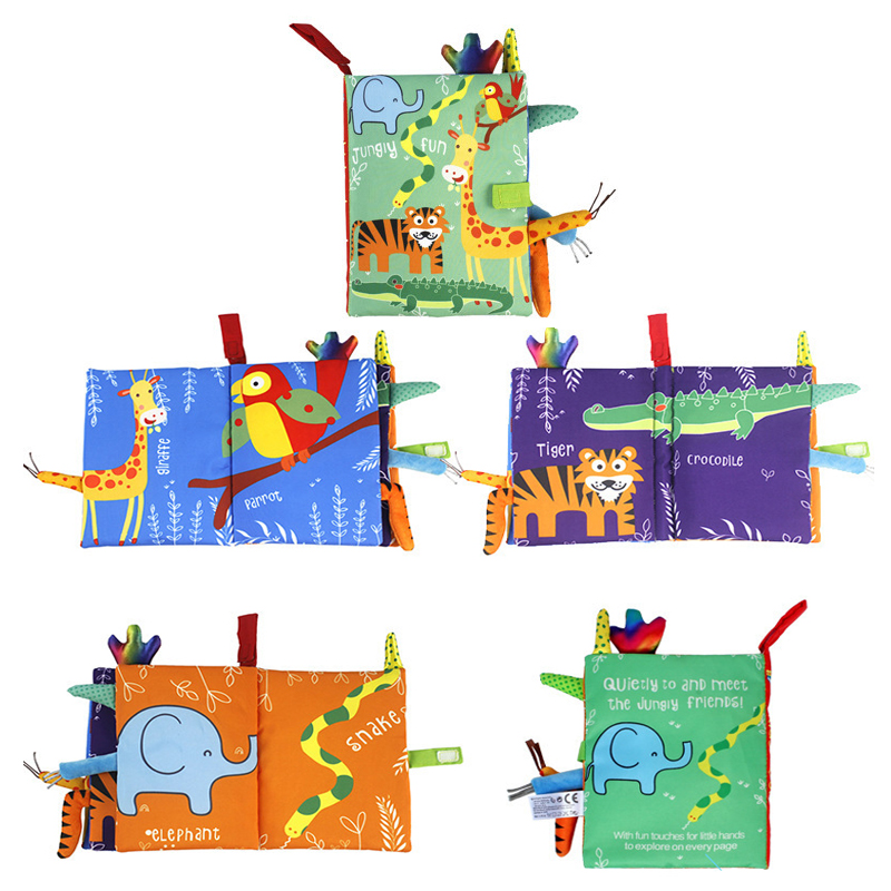 New 3D Visual Tail Cloth Book  - đánh giá và giá Baby Food Book