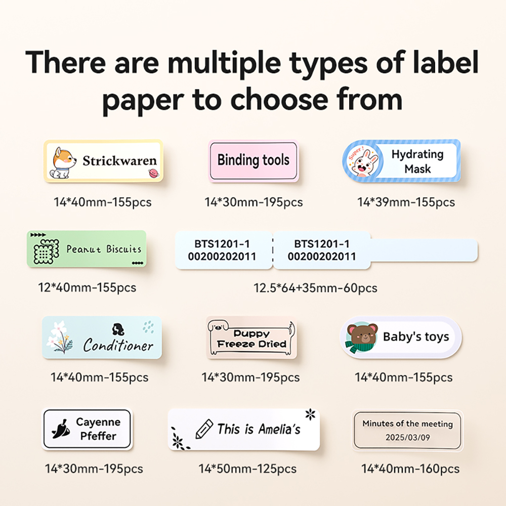 Niimbot D11 Mini Thermal Print - đánh giá và giá Baby Food Label
