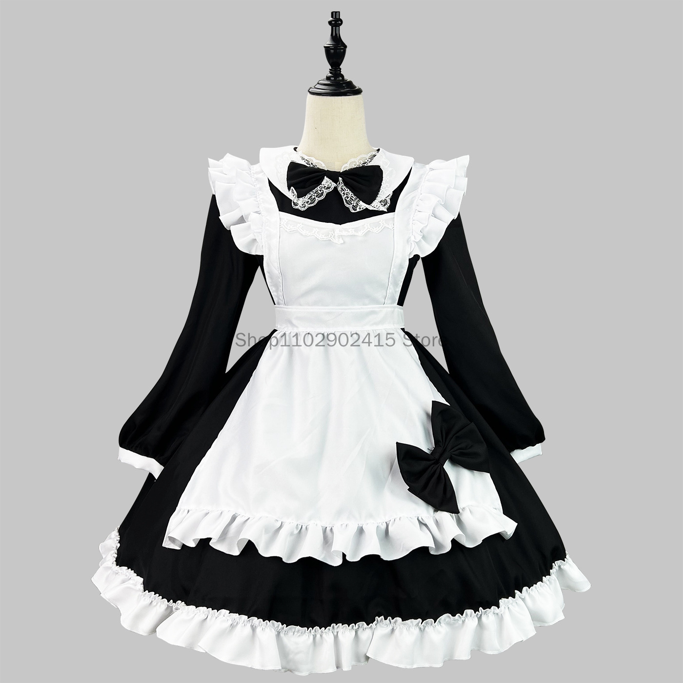 Japanese Maid Cosplay Cute Lol - đánh giá và giá Bib Long Sleeve
