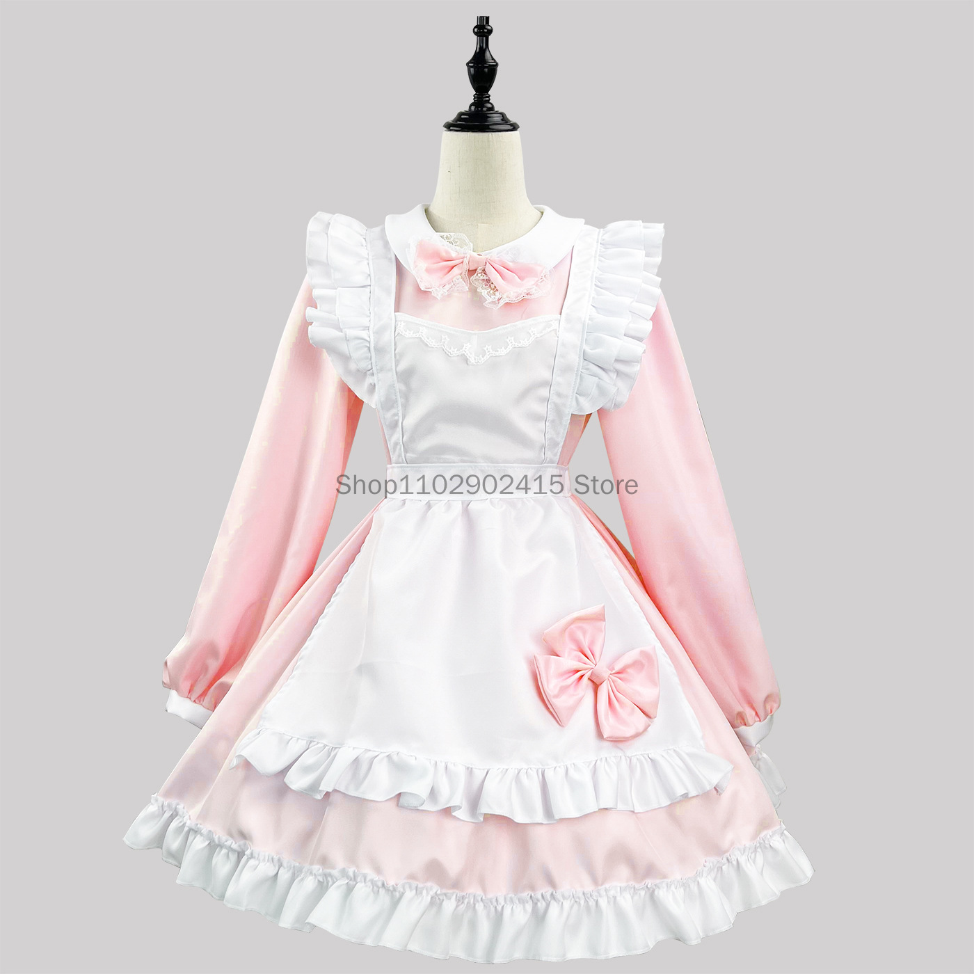 Japanese Maid Cosplay Cute Lol - đánh giá và giá Bib Long Sleeve