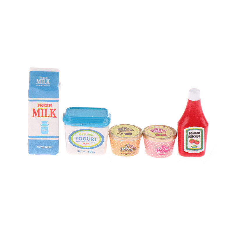 5Pcs/Set 1:12 Dollhouse Access - đánh giá và giá Baby Food Toy