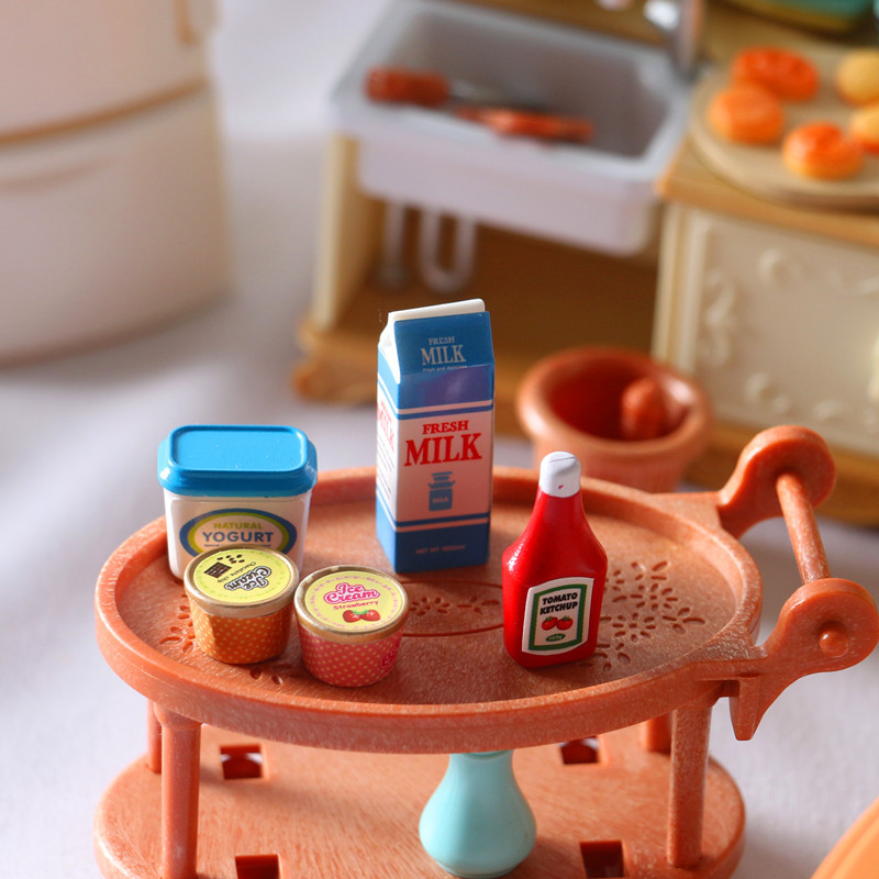 5Pcs/Set 1:12 Dollhouse Access - đánh giá và giá Baby Food Toy