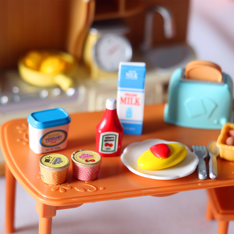 5Pcs/Set 1:12 Dollhouse Access - đánh giá và giá Baby Food Toy