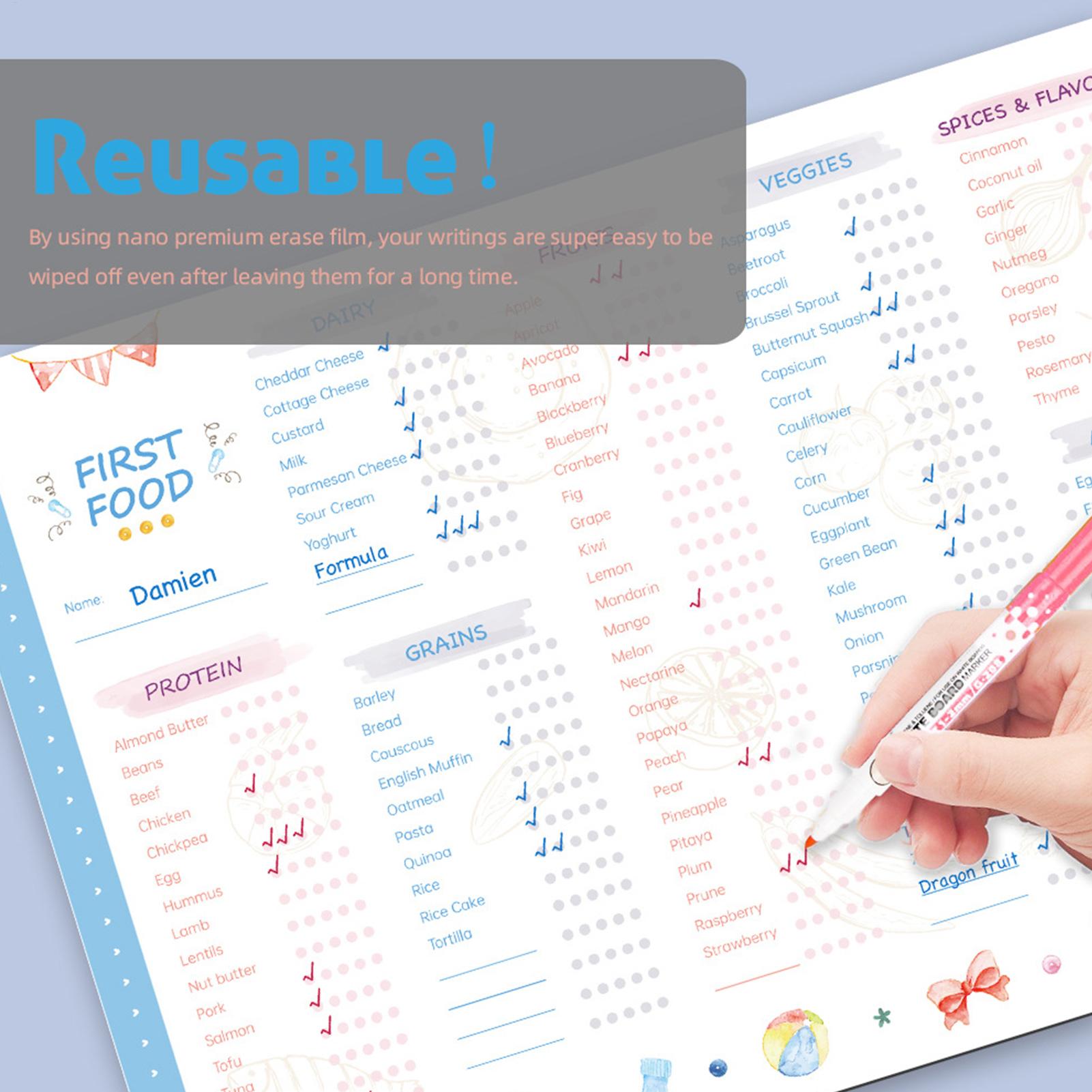Baby First Foods Checklist Mag - đánh giá và giá Baby Food Weaning