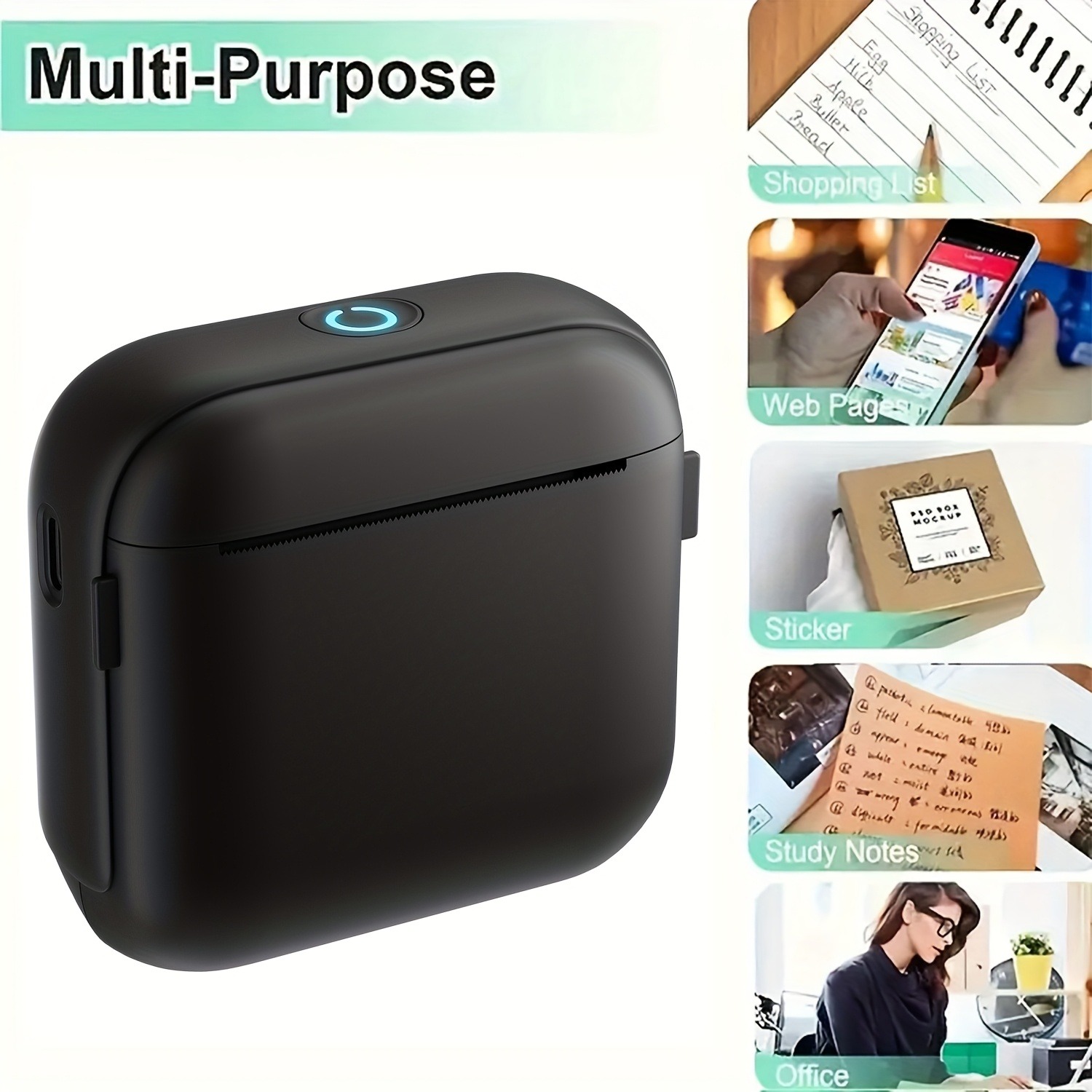 Portable Thermal Printer Insta - đánh giá và giá Baby Food Label