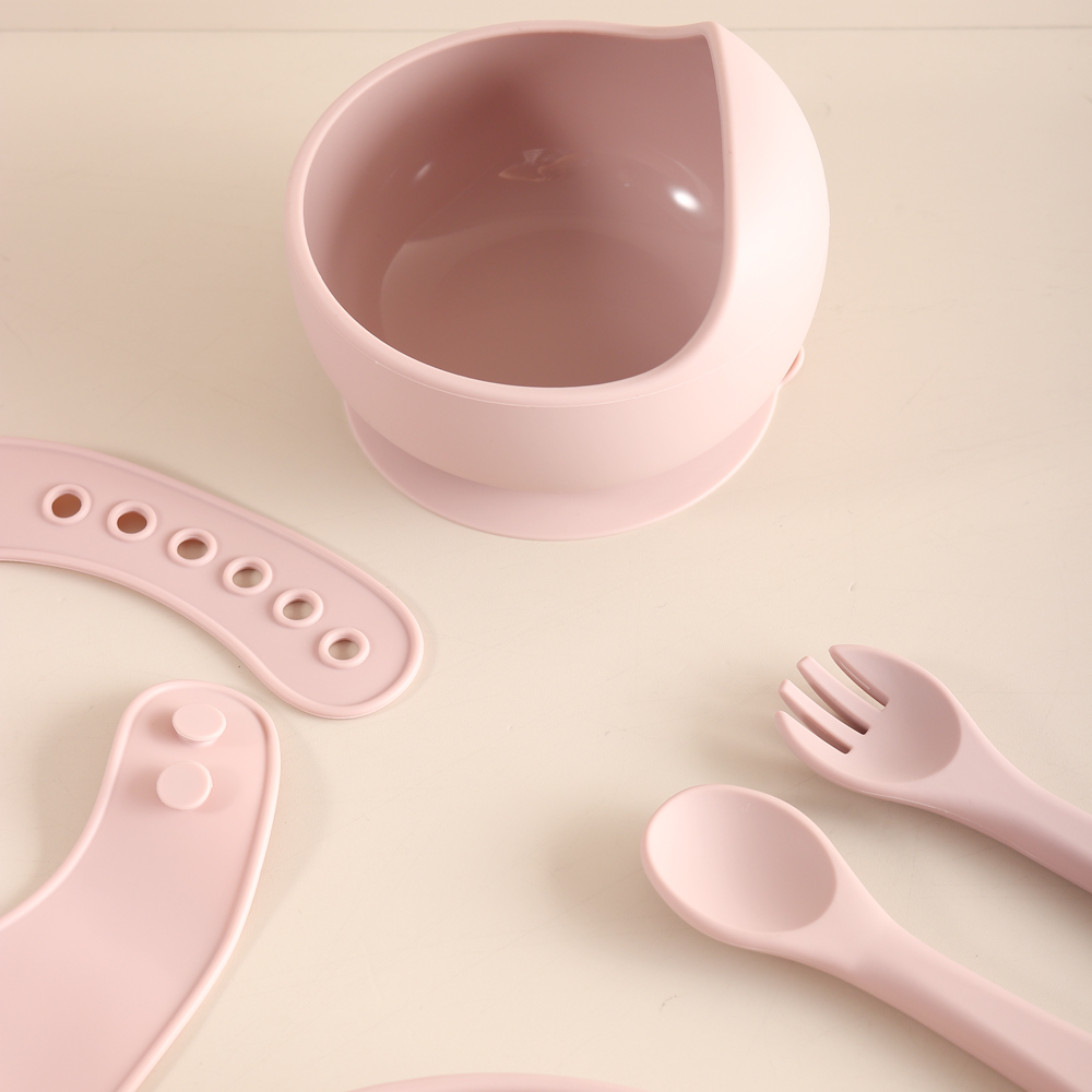 5pcs Bunny Baby Utensils Set,  - đánh giá và giá Baby Food Weaning