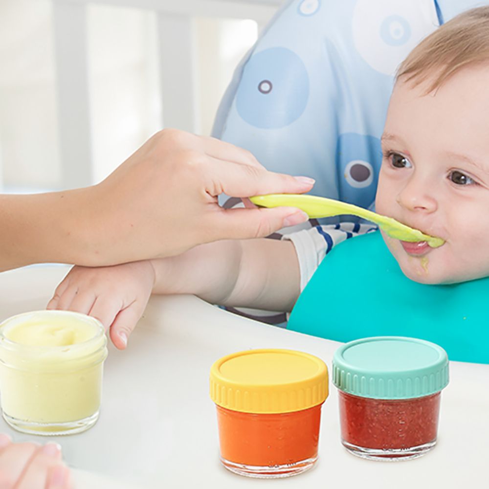 6pcs Glass Baby Food Jar Reusa - đánh giá và giá Baby Food In Jars