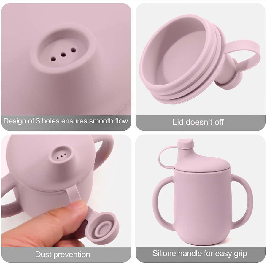 New Mother Kids Baby Silicone  - đánh giá và giá Snack Cup Toddler