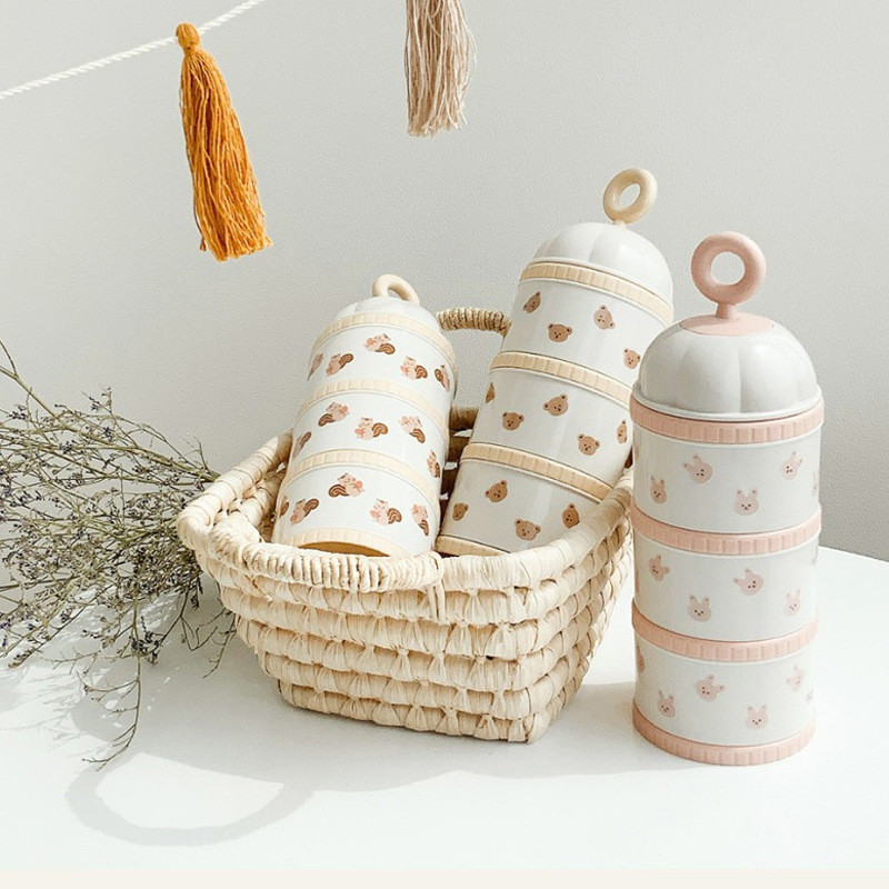 Cute Bear Milk Powder Box Baby - đánh giá và giá Baby Food In Jars