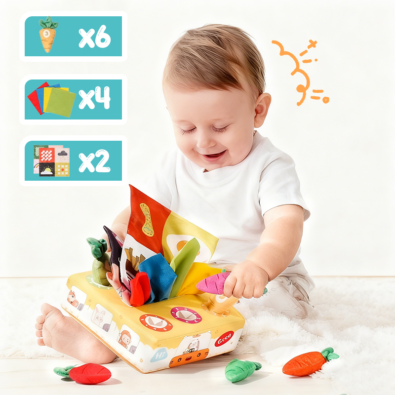 Baby Tissue Cartoon Soft Box T - đánh giá và giá Baby Food Book