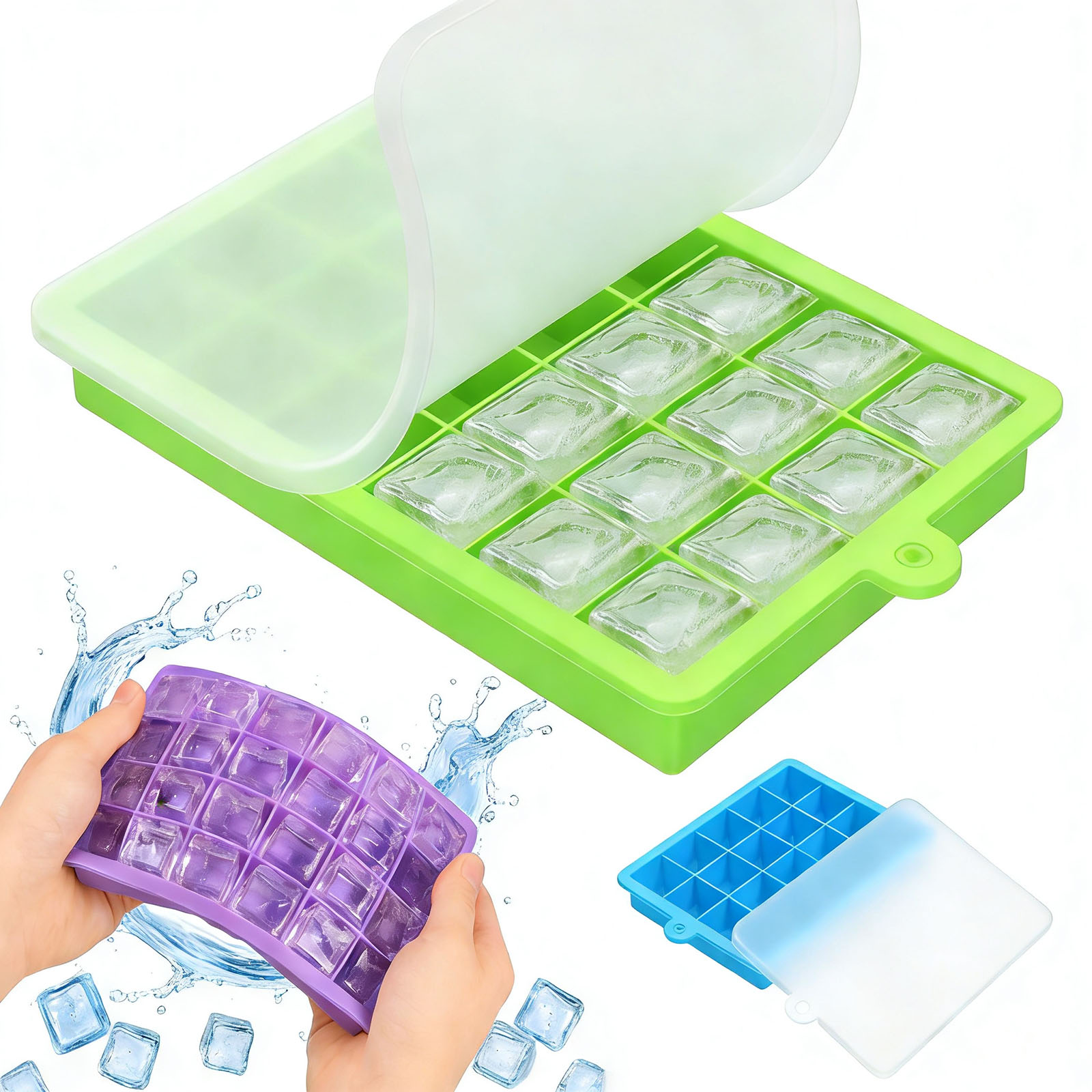 Silicone Ice Cube Tray Easy Re - đánh giá và giá Baby Food Jelly