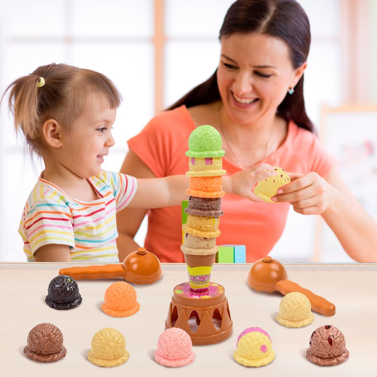 Children's Ice Cream Stacking  - đánh giá và giá Baby Food Game