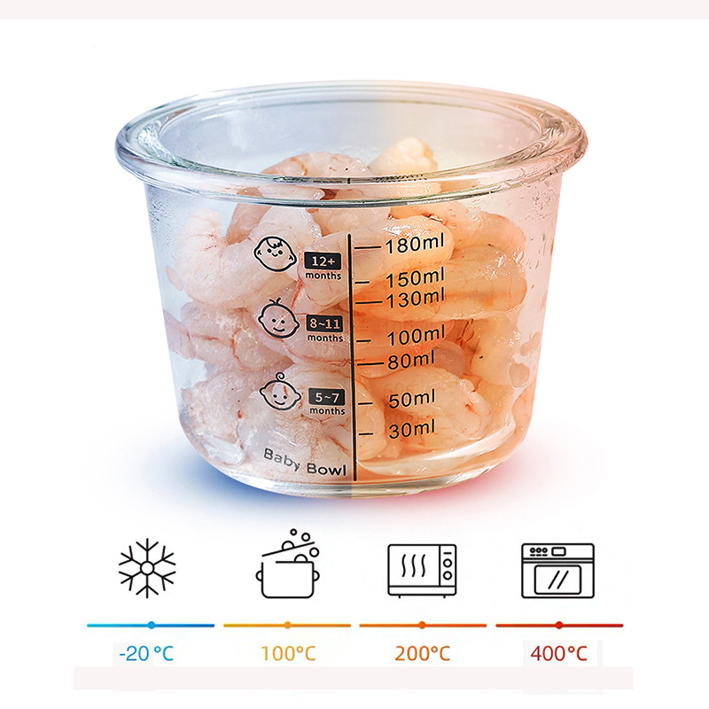 180ml Glass Baby Food Storage  - đánh giá và giá Baby Food Delivery