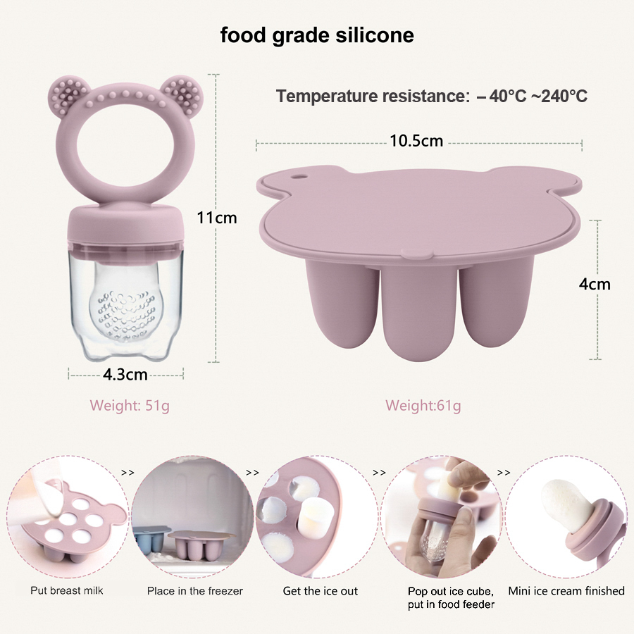 Baby Ice Cream Pops Silicone M - đánh giá và giá Baby Food Delivery