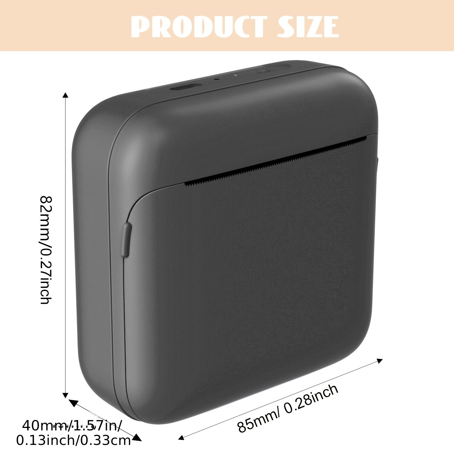 Portable Mini Thermal Printer  - đánh giá và giá Baby Food Label