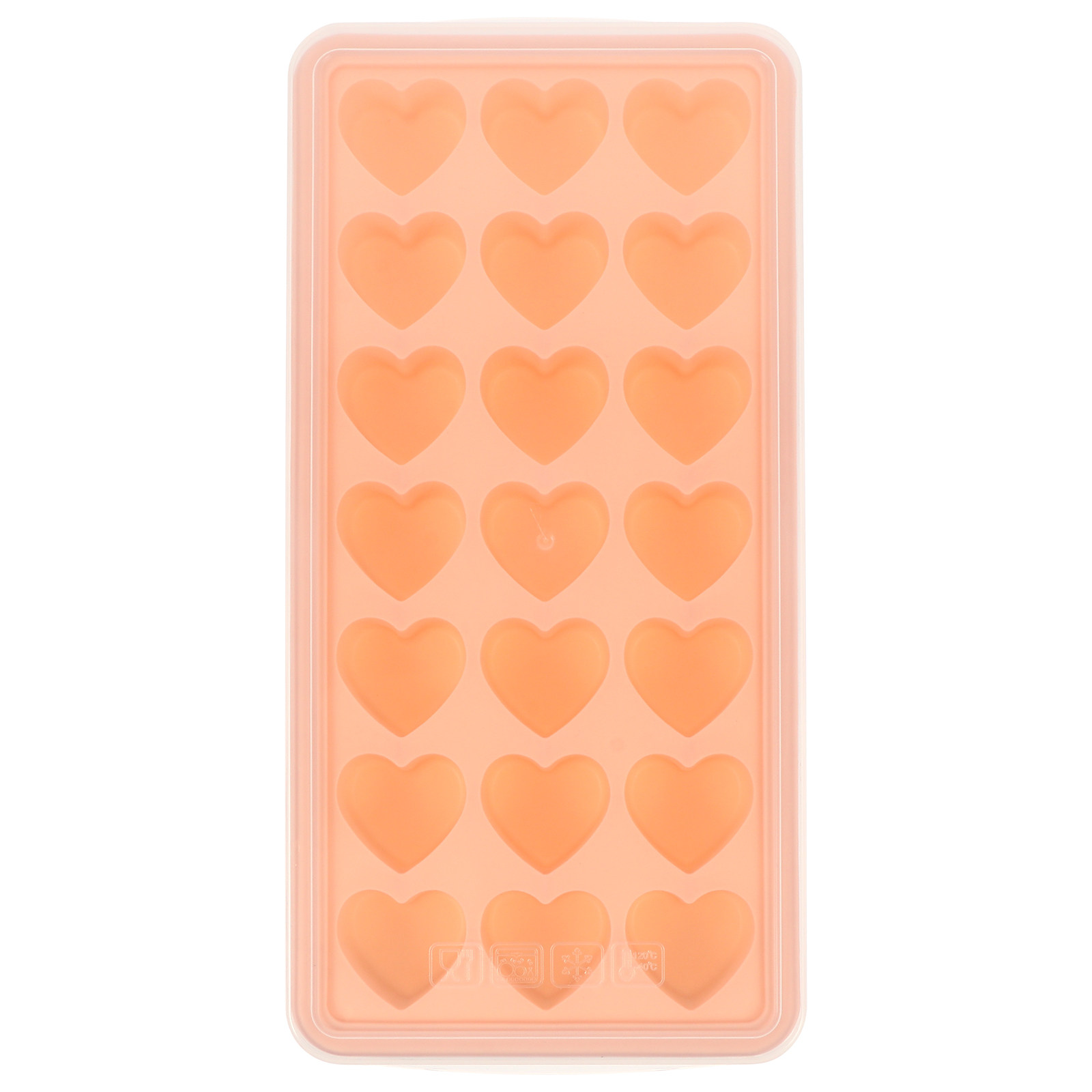 Heart Shape Silicone Ice Tray  - đánh giá và giá Baby Food Jelly