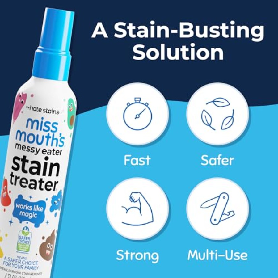 Miss Mouth's Messy Eater Stain - đánh giá và giá Baby Food Essentials